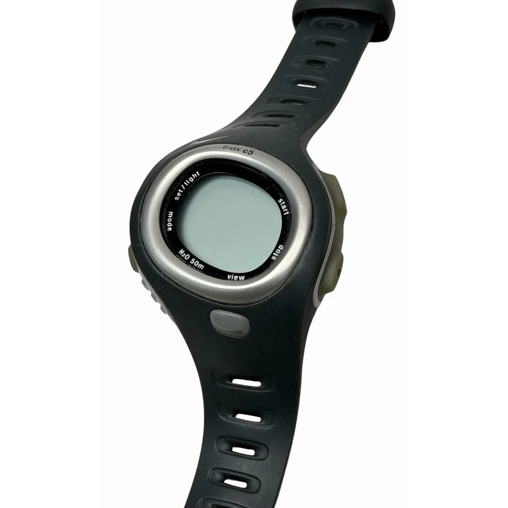 Vintage Nike Triax C5 SM0015 50M WR Digital Sports Watch Needs Battery